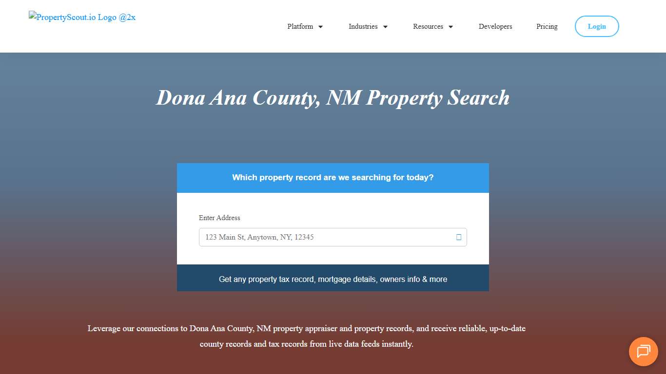 Dona Ana County, NM Property Records Search - Propertyscout.io