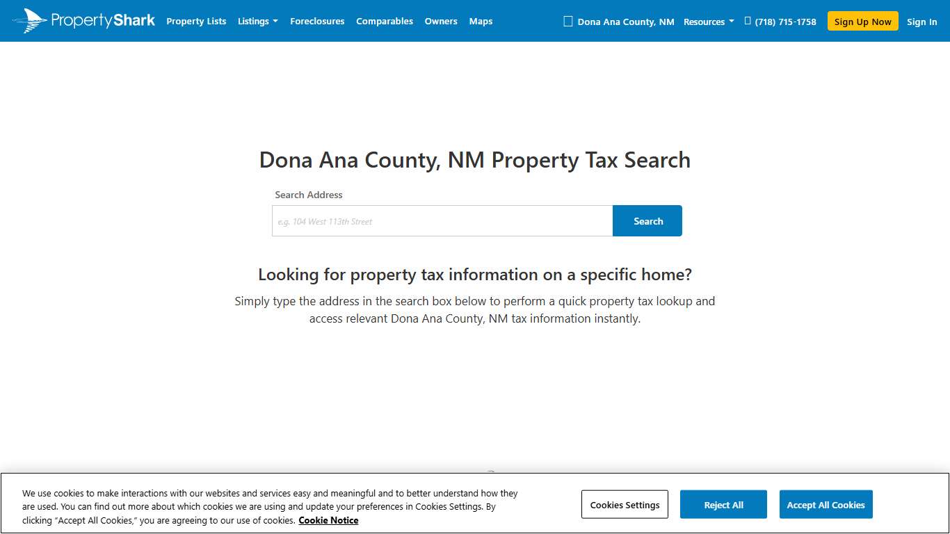 NM Property Tax Search | PropertyShark